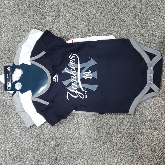 MLB Other - MLB Yankees Navy and Gray Kids Bodysuit